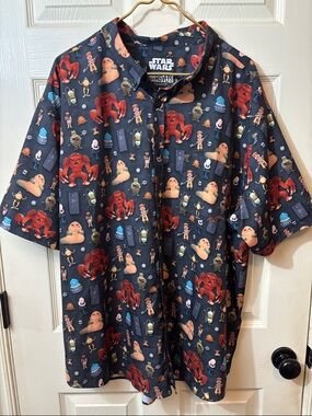 RSVLTS Star Wars Short-Sleeve Character Print Shirt